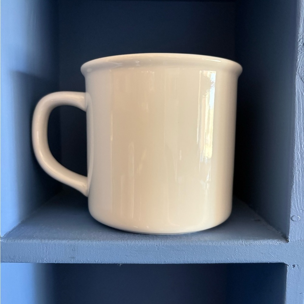Pottery Barn White Mug with Black Monogram 'B' - Picture 3 of 5